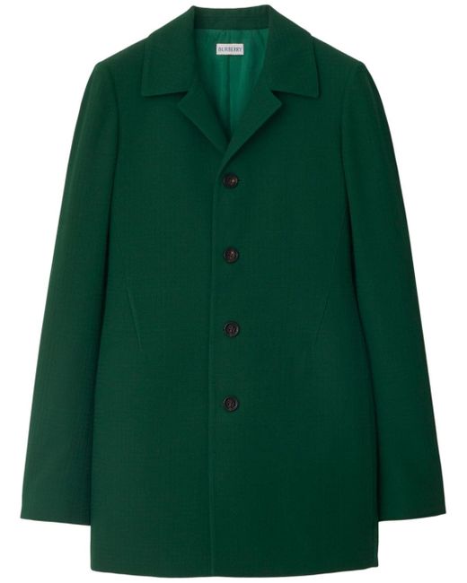 Burberry single-breasted wool coat