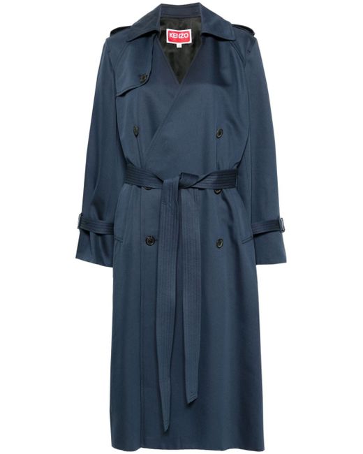 Kenzo double-breasted belted trench coat