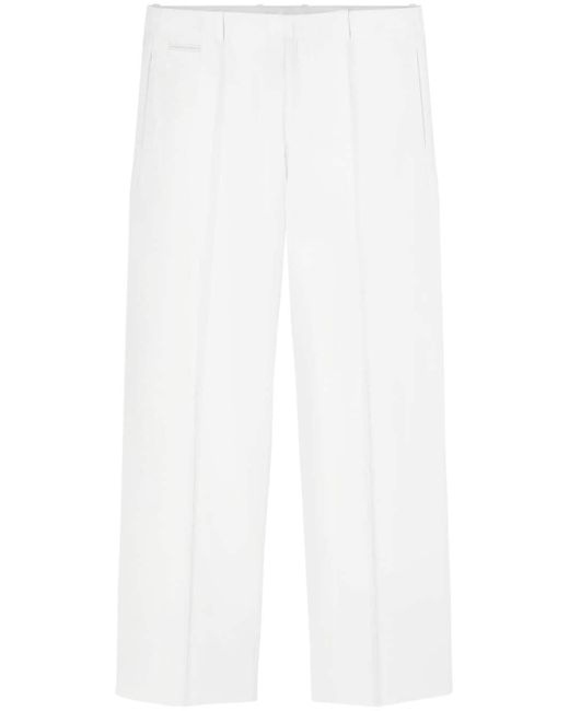 Versace grain-de-poudre tailored trousers