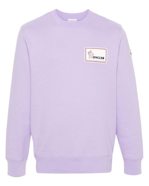 Moncler appliqué-logo sweatshirt
