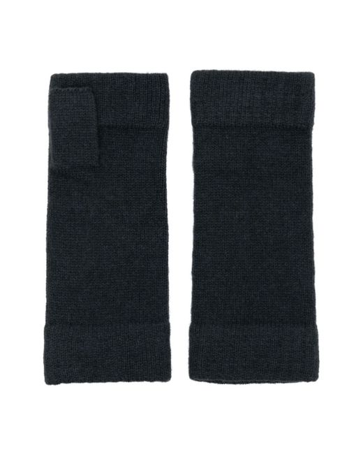 N.Peal ribbed-trim gloves