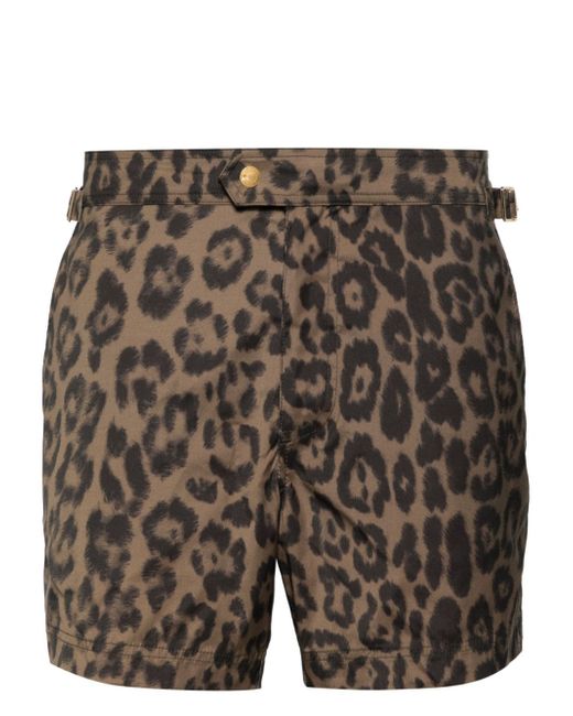 Tom Ford cheetah-print swim shorts