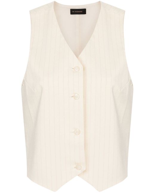 The Andamane pinstriped tailored vest