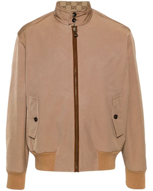 Gucci GG Supreme-canvas reversible jacket