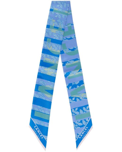 Lancel Horizon-print scarf