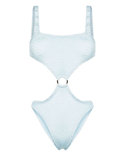 Paramidonna Olivia cut-out crinkled swimsuit