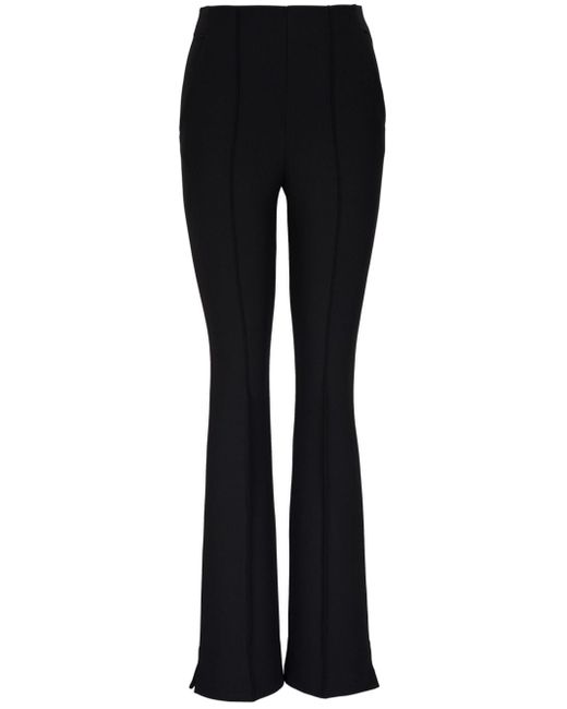 Veronica Beard Orion crepe flared trousers