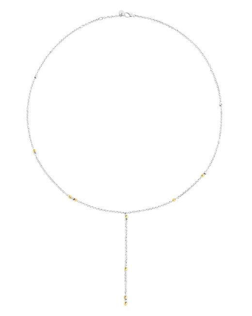 Dodo 18kt yellow gold Mini Granelli Lariat necklace