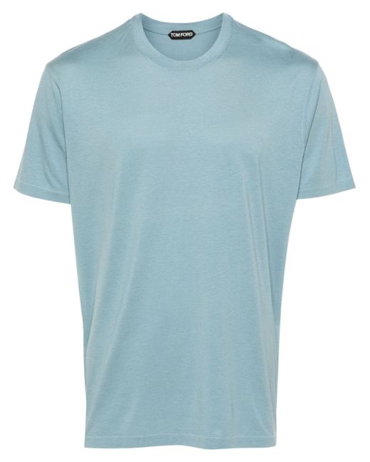 Tom Ford short-sleeve lyocell blend T-shirt