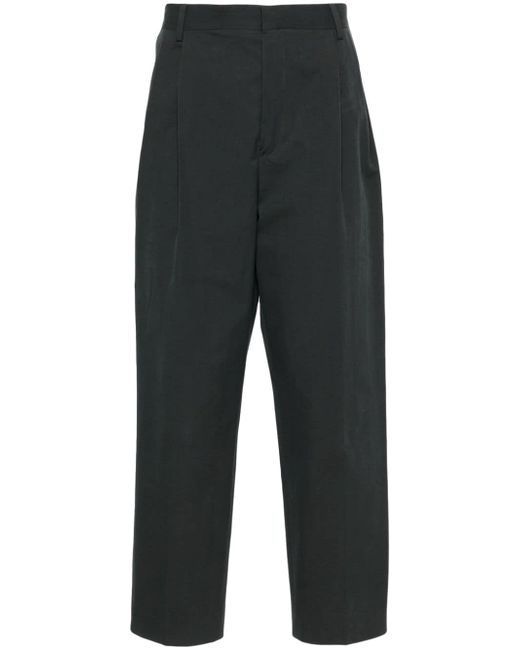 Dries Van Noten pleat-detailing tailored poplin trousers
