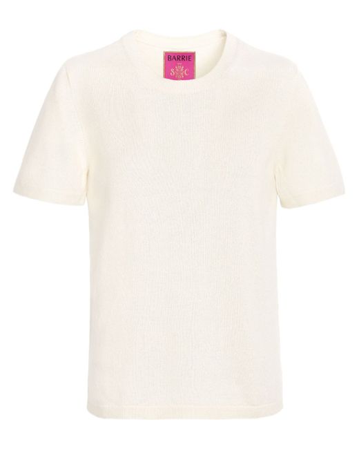 Barrie round-neck cashmere-blend T-shirt