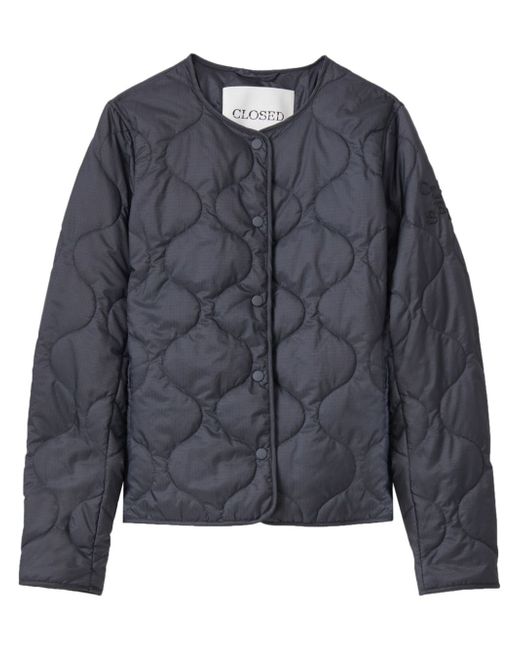 Closed quilted puffer jacket