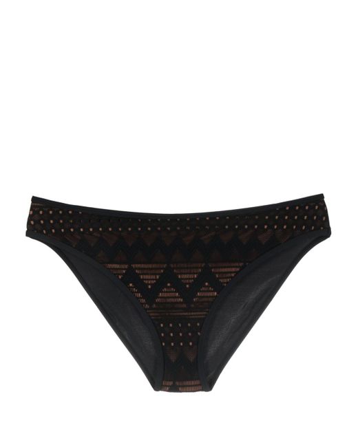 Marlies Dekkers Dolce Vita mesh-detail bikini bottoms
