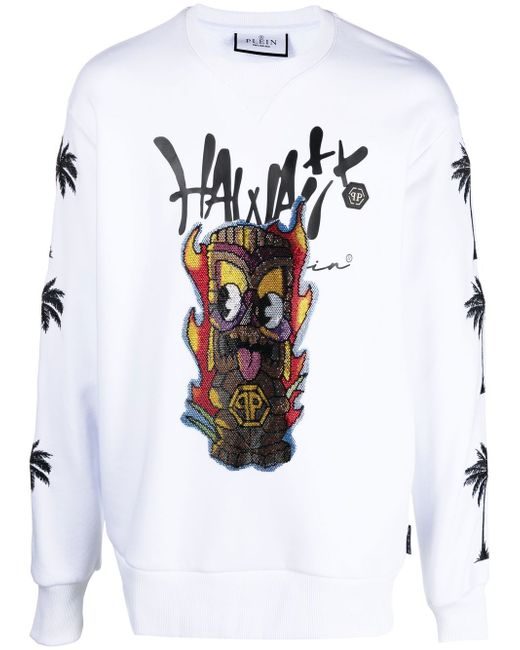 Philipp Plein Hawaii-print sweatshirt