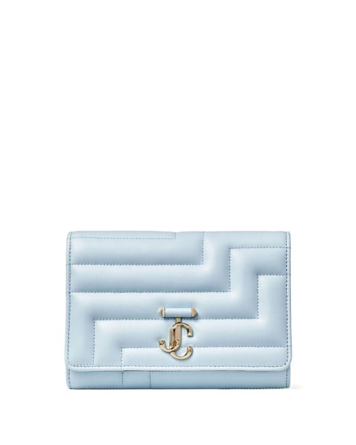 Jimmy Choo Avenue quilted leather clutch bag