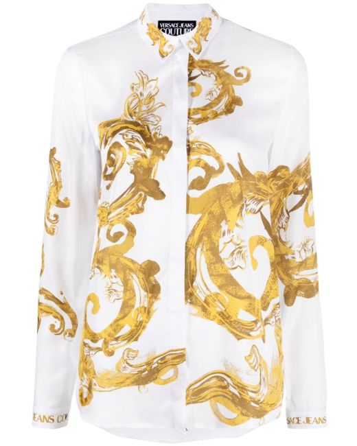 Versace Jeans Couture Chain Couture-print logo shirt