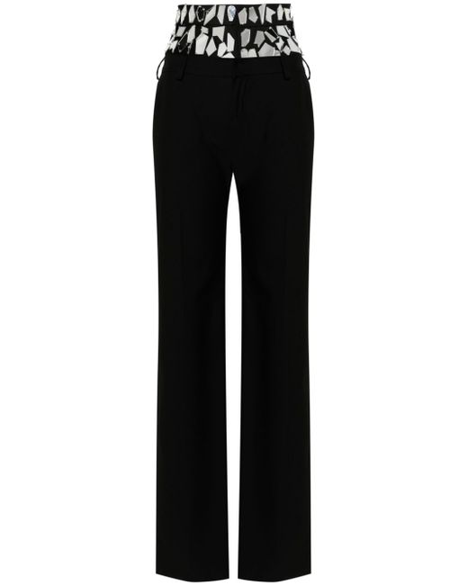 Loulou double-waist tailored trousers