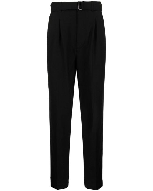 Michael Kors belted tapered-leg trousers