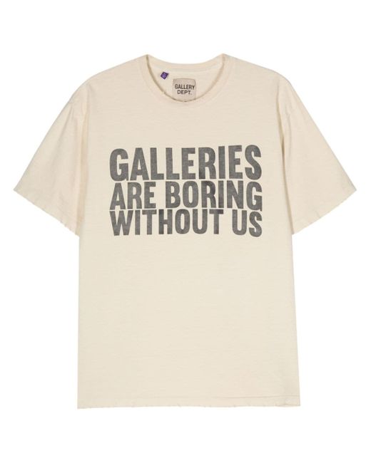 Gallery Dept. slogan-print T-shirt