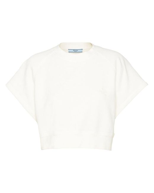Prada cropped sweatshirt