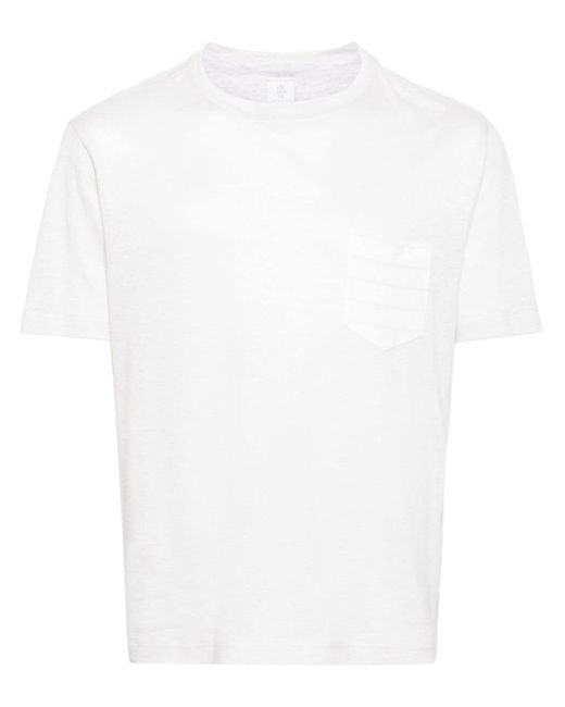 Eleventy patch-pocket short-sleeve T-shirt