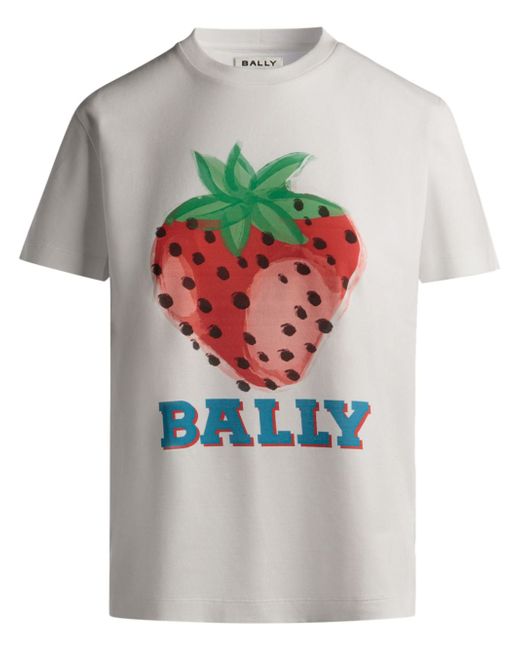 Bally strawberry-print T-shirt