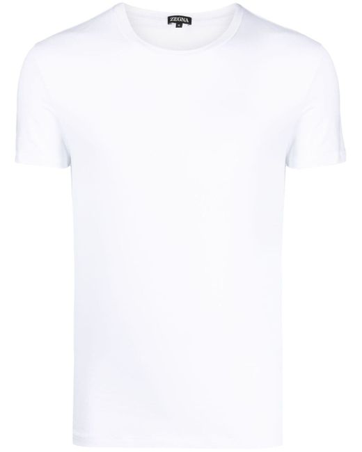 Z Zegna short-sleeved stretch-cotton T-shirt