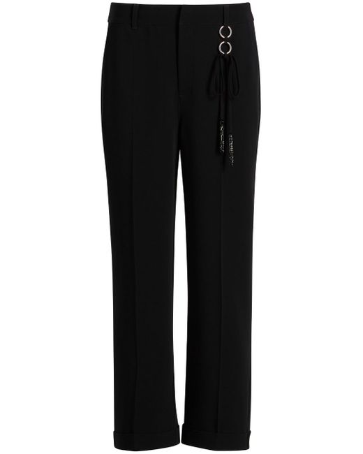 Cinq a Sept Dale crepe cropped trousers