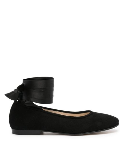 Bode Musette suede ballerina shoes