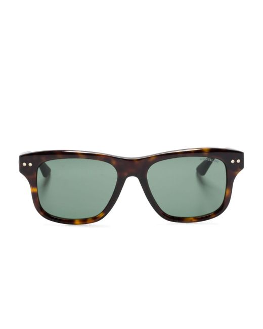 Montblanc tortoiseshell square-frame sunglasses