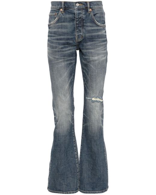 Purple Brand mid-rise flared jeans