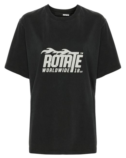 Rotate Enzyme logo-print T-shirt