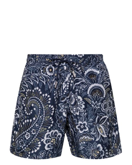 Etro floral-print swimming shorts