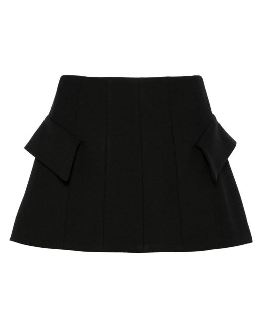 Pnk pleated A-line miniskirt