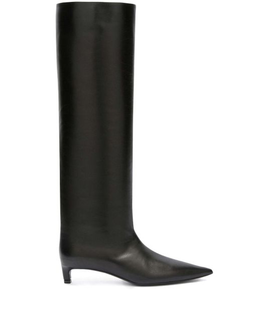 Jil Sander 30mm knee-high leather boots