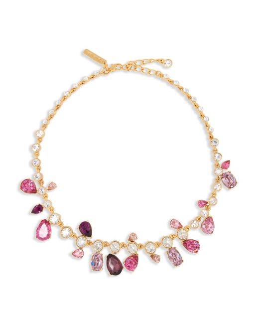 Oscar de la Renta crystal-embellished necklace