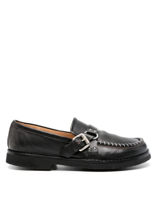 Premiata leather buckle loafers