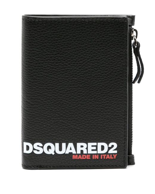 Dsquared2 bi-fold leather wallet