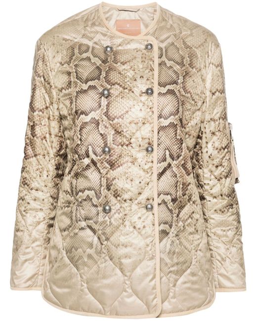 Ermanno Scervino snakeskin-print jacket