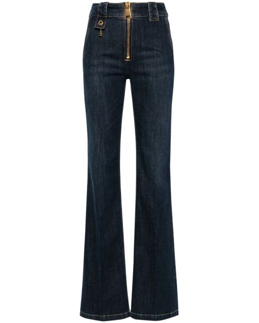 Elisabetta Franchi mid-rise boot-cut jeans