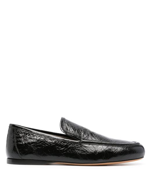 Khaite The Alessia crinkled loafers