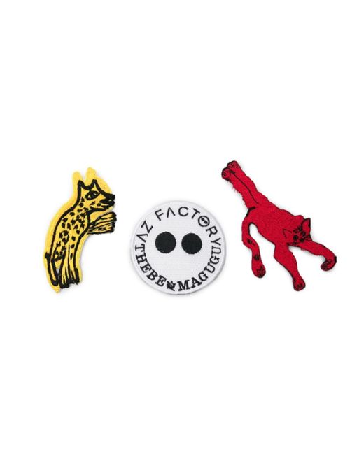 Y / Project animal-motif brooch set of three