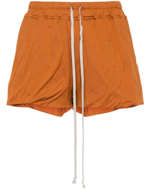 Rick Owens side-slits jersey shorts