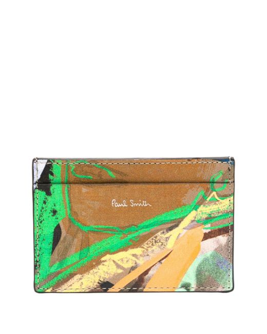 Paul Smith Life Drawing leather cardholder