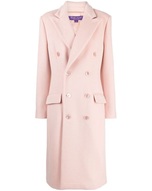 Ralph Lauren Collection wool blend double-breasted coat