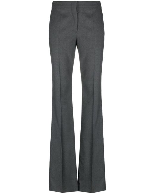 Moschino straight virgin wool tailored trousers