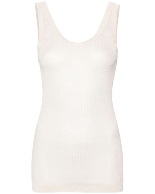 Lemaire fine-ribbed seamless tank top