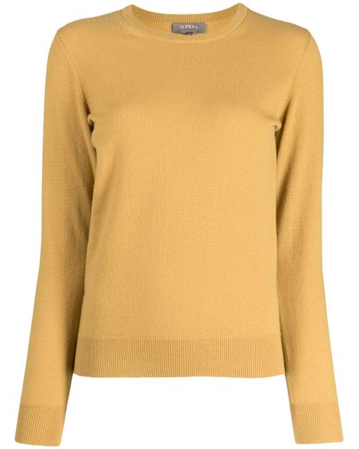 N.Peal ribbed-knit cashmere jumper