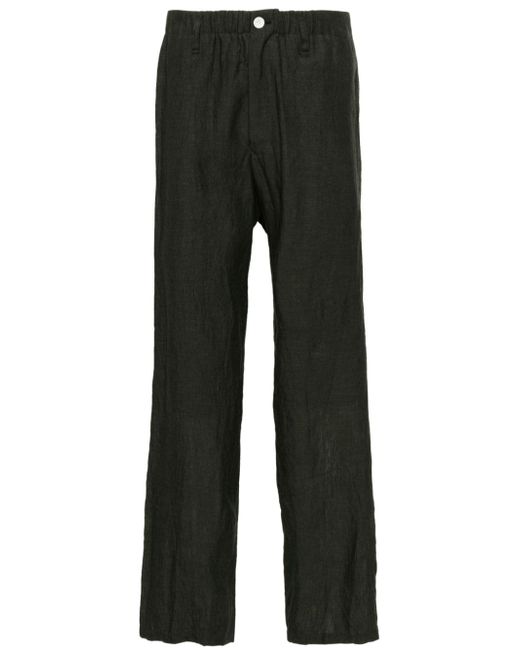 Yohji Yamamoto seam-detail tapered trousers