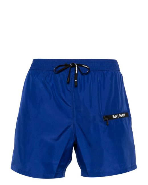 Balmain logo-print swimming shorts